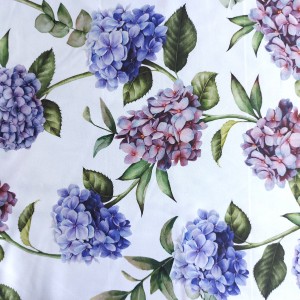Hydrangea Cotton Fabric - Width 320 cm